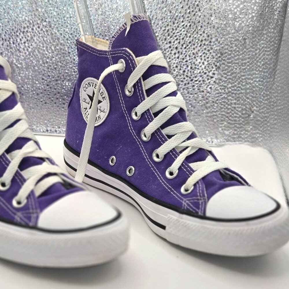 Converse Chuck Taylor All Star Purple High Top Sneakers Women 7 Men 5
